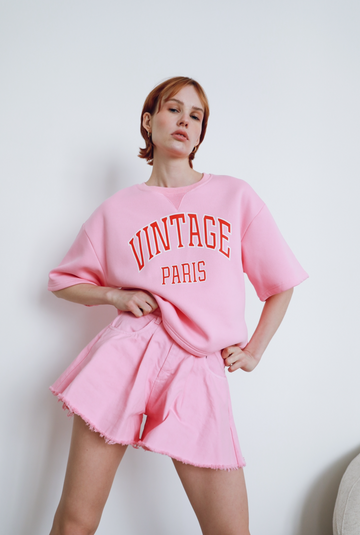 Vintage Paris SS Sweat Top