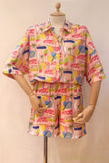 rose Shorts - Tropical Short van Season