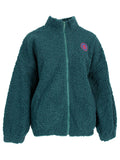 green one size Cardigans - Teddy zip vest van Meisjes