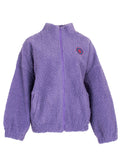 purple one size Cardigans - Teddy zip vest van Meisjes