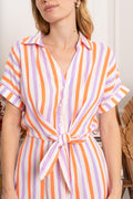Jurken - Sien Striped Dress van Kilky