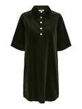 Jurken - Onlgry-Nessa S/S Corduroy Dress van Only