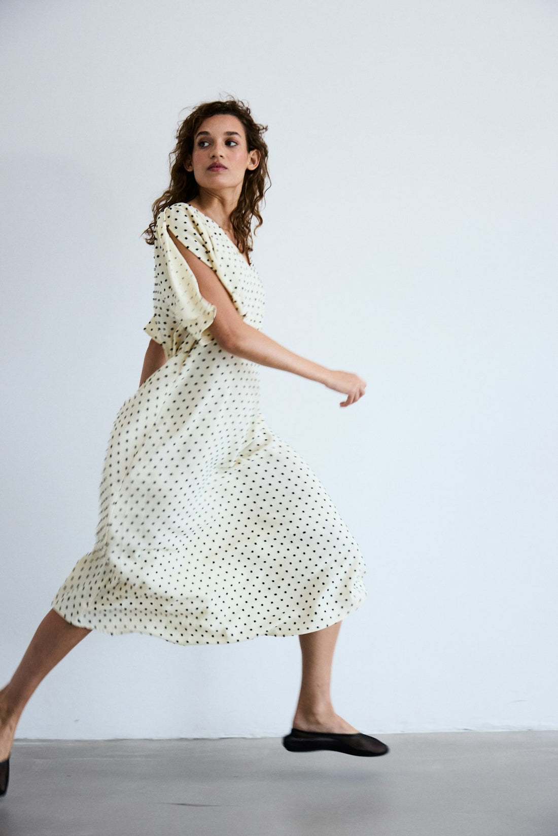 Almond Milk Jurken - Ihzabby Dress van Ichi