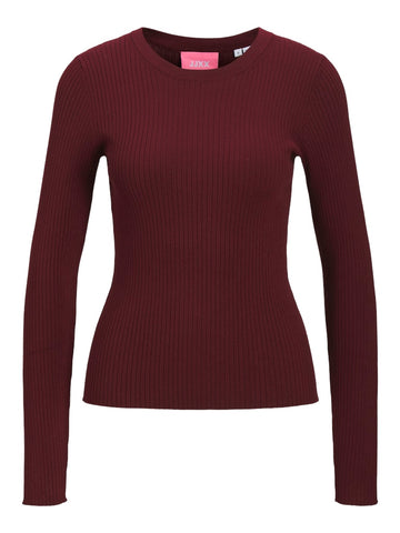 Cabernet Pulls - Jxjodi Tight Crew Neck Knit Noos van JJXX