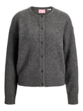 Dark grey melange Cardigans - Jxmatilda Wool Blend Cardigan Knit van JJXX