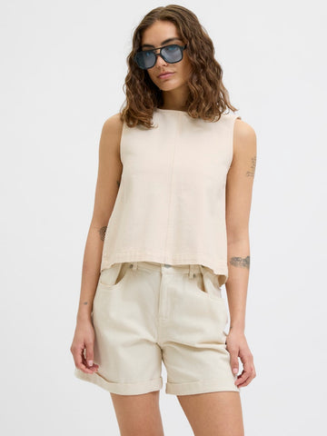 Off-White Denim Tops - Jxdora Nara Denim Top van JJXX