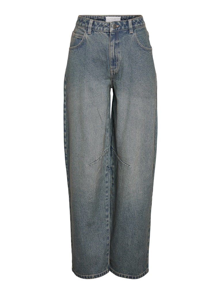 Jeans - Nmhazal Hw Barrel Jeans Vi586Mb Noos van noisy may