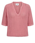 Flamingo Pink Pulls - Nupoelle Ss Pullover van Numph