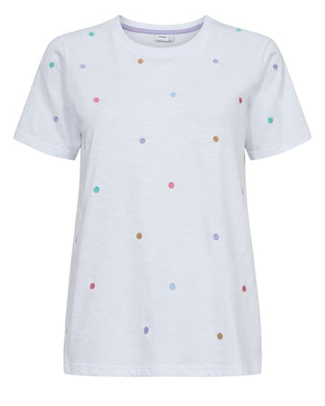 Bright White T-shirts - Nusumi T-Shirt - Gots van Numph