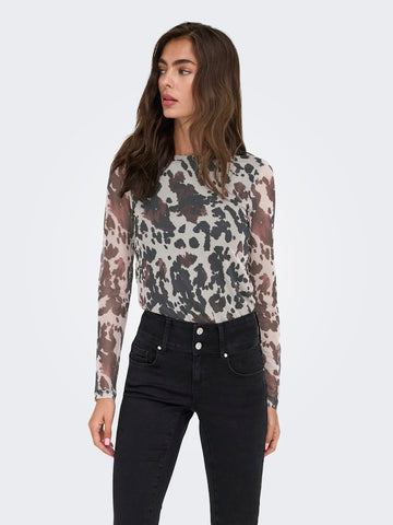 Tops - Onlnova L/S Mesh Top van Only