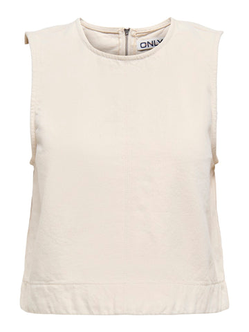Ecru Tops - Onldorsi S/L Top Denim van Only