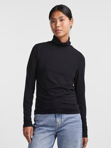 Tops - Pcsirene Ls Rollneck Top Noos van Pieces