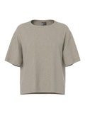 Crockery MELANGE Pulls - Pcbree Ss O-Neck Knit Noos van Pieces
