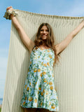 Chambray Blue LEMON Jurken - Vmtruly Sl Mini Dress van Vero moda