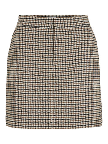 Bistre Rokken - Virafia Hw Mini Skirt van Vila