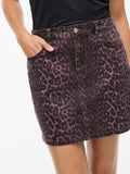 Rokken - Vichia Leopard Short Skirt van Vila