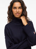 Navy blazer Pulls - Viostria Rollneck L/S Knit Top Noos - AW25 van Vila