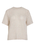 Birch Tops - Vipatzy S/S Glitter Top van Vila