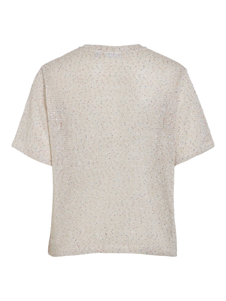 Birch Tops - Vipatzy S/S Glitter Top van Vila