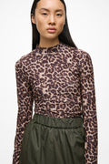 Tops - Vileoa L/S Rollneck Top Noos Leo - AW25 van Vila