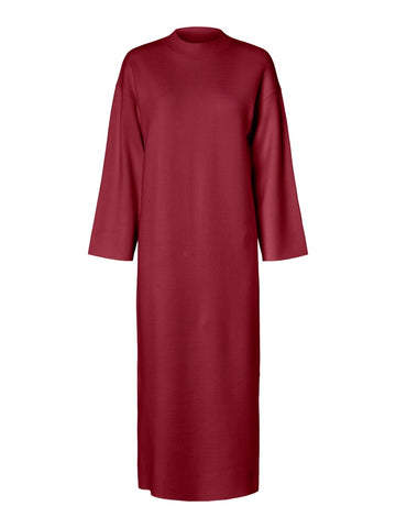 Yaselma Ls Long Knit Dress Noos - AW25
