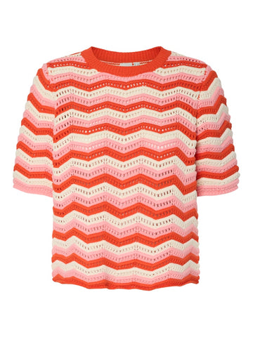 Birch DIANTHUS + CHERRY TOMATO Pulls - Yastrio Ss Knit Pullover van Y.A.S