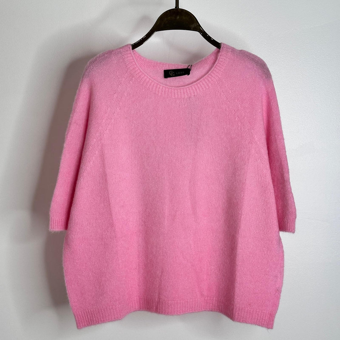 pasteque One Size Pulls - Alpaca short sleeve knit van Meisjes Brugge