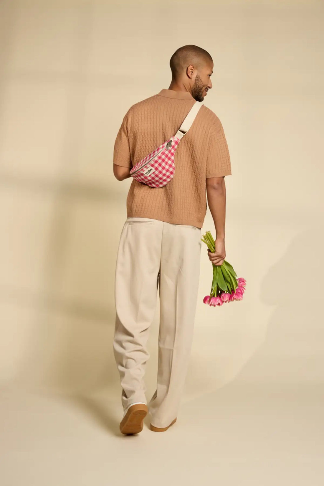 Handtassen - Olivia Vichy Pink Bag van Hindbag