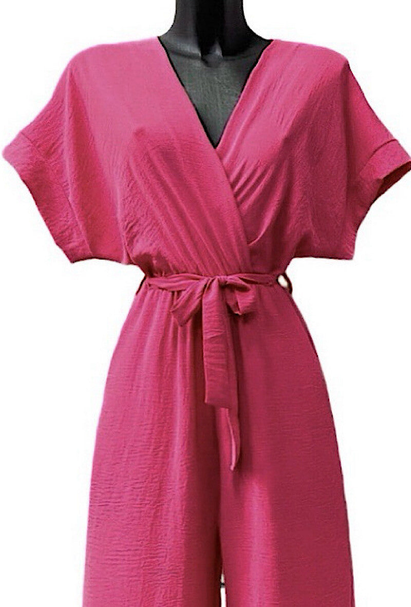 magenta One Size Jumpsuits - Fluid LOUNI jumpsuit with pockets van Meisjes