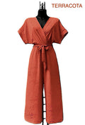 terracotta One Size Jumpsuits - Fluid LOUNI jumpsuit with pockets van Meisjes
