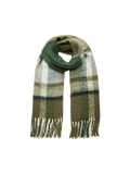 Deep Lichen Green CHECK ONE SIZE Sjaals - Pcbea Long Scarf Noos - AW24 van Pieces
