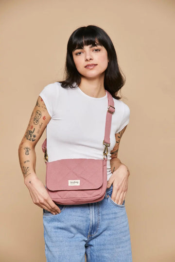 Margault Quilted Pink Blush Bag