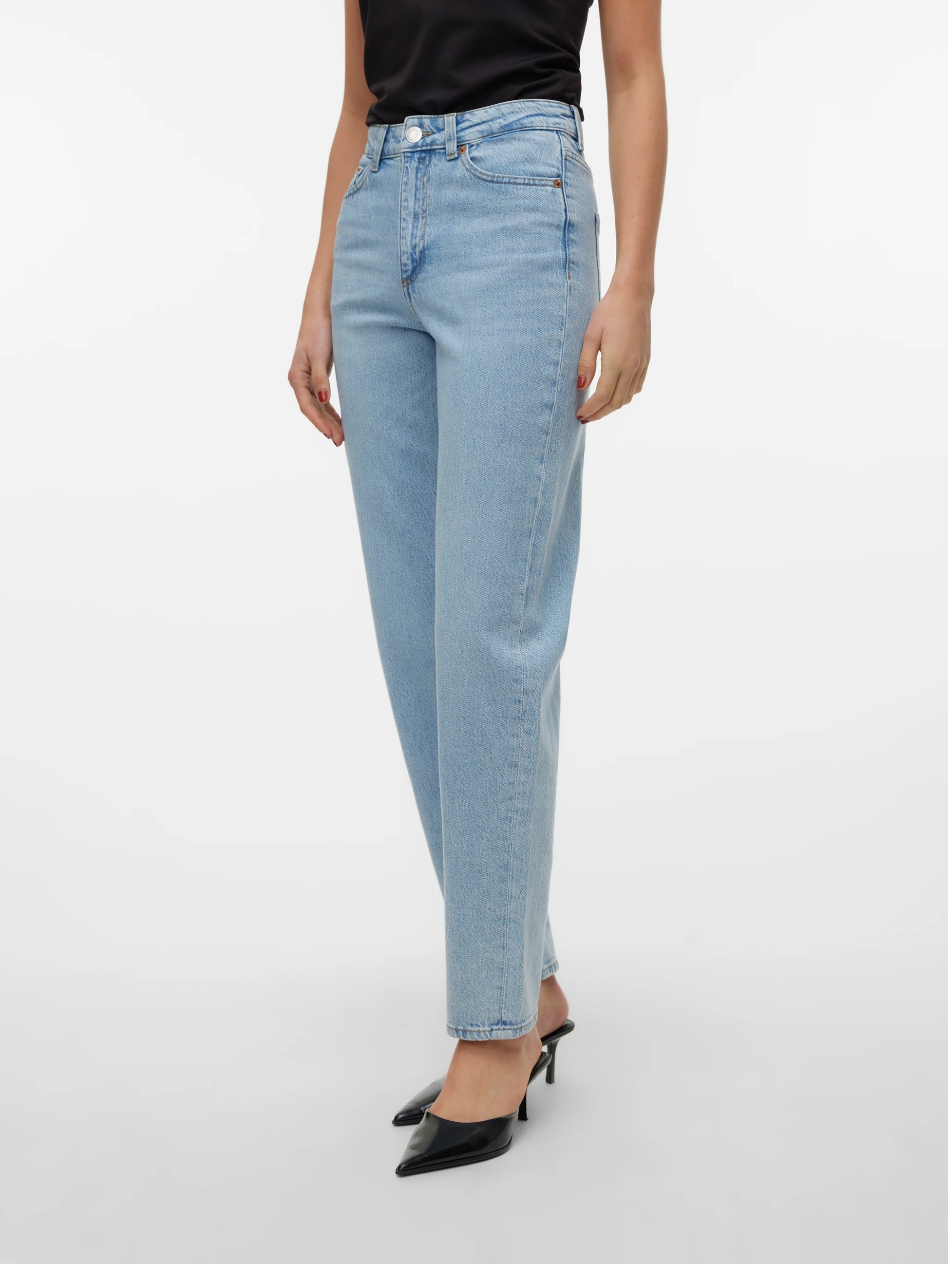 Jeans - Vmtessa Hr Mom Jeans Ra339 Ga Noos van Vero moda