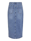 Rokken - Vijaf Hw Midi Denim Skirt - Noos van Vila