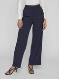 Navy Blazer Broeken - Vivarone Hw Wide Pant - Noos van Vila