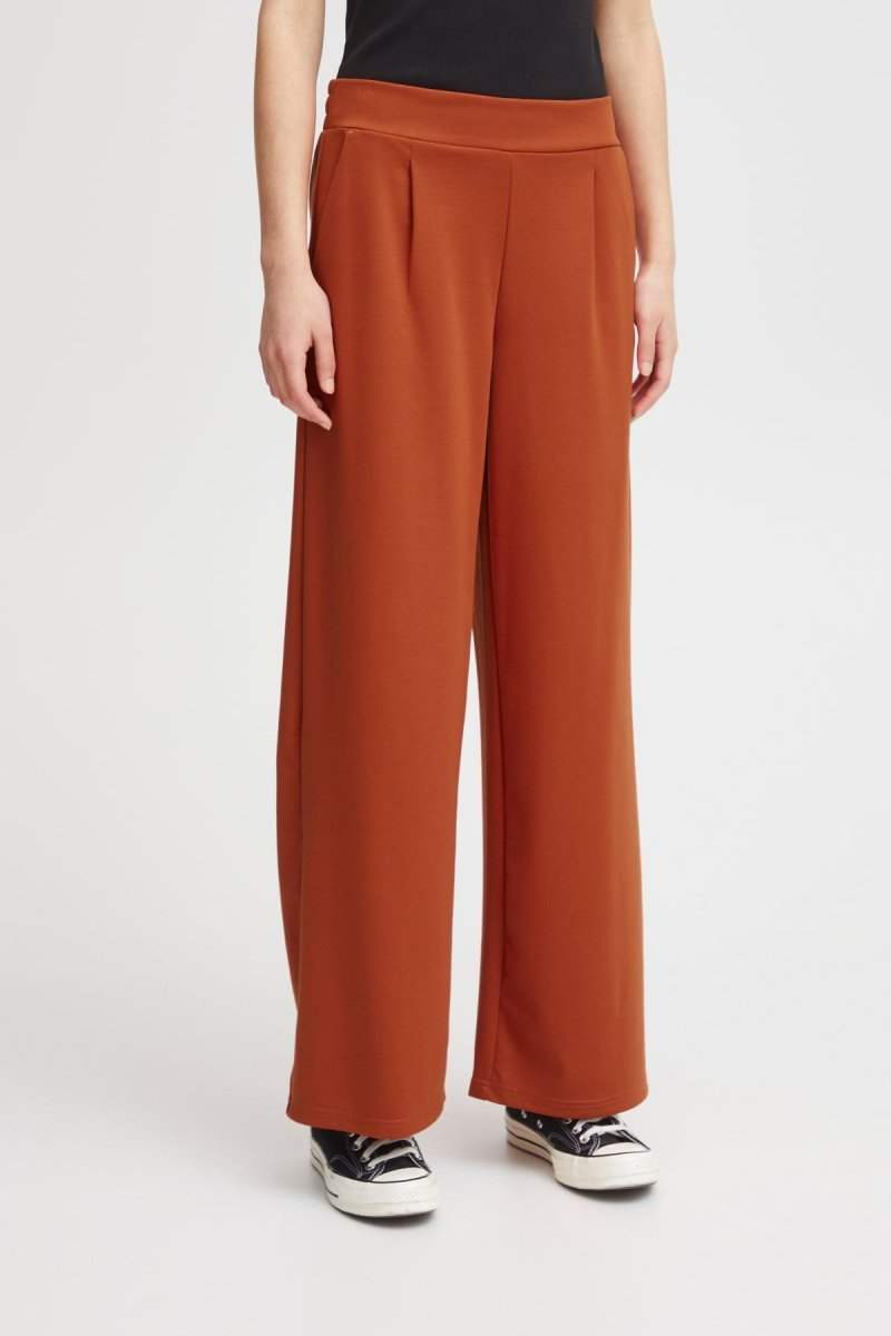 Ihkate Sus Long Wide Pants 2- koop Broeken van Ichi bij Tweemeisjes