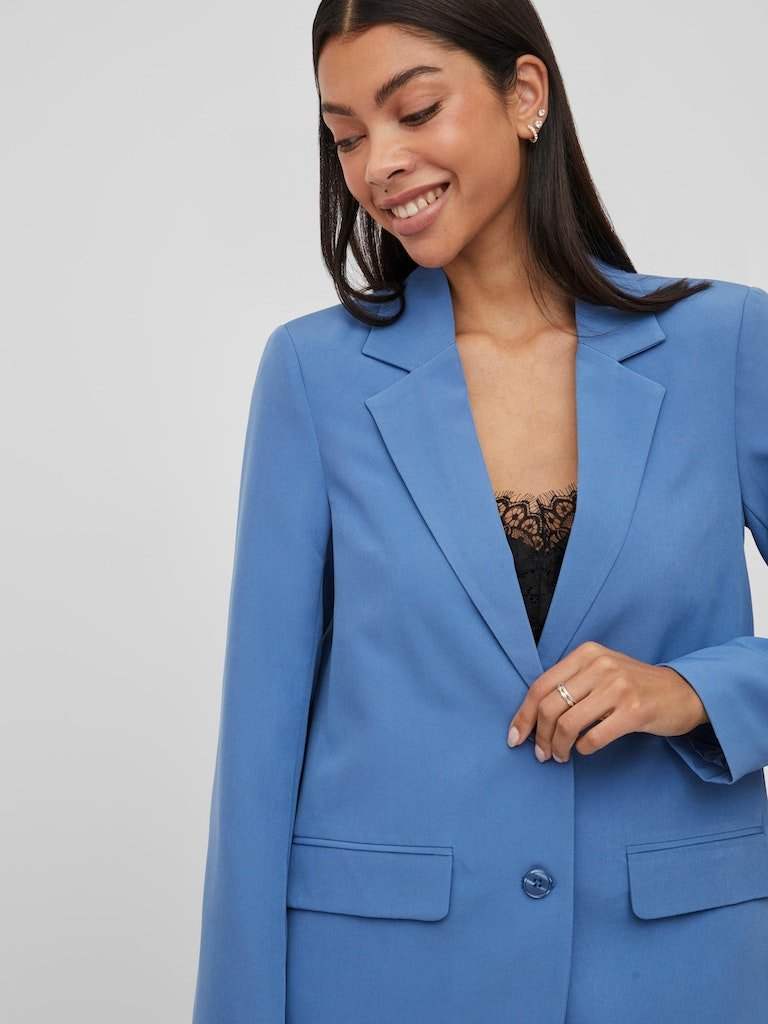 Vikamma Loose Blazer - Noos- koop Blazers van Vila bij Tweemeisjes