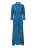 Pool Green Polly print Jurken - Yassavanna Long Shirt Dress Noos van Y.A.S