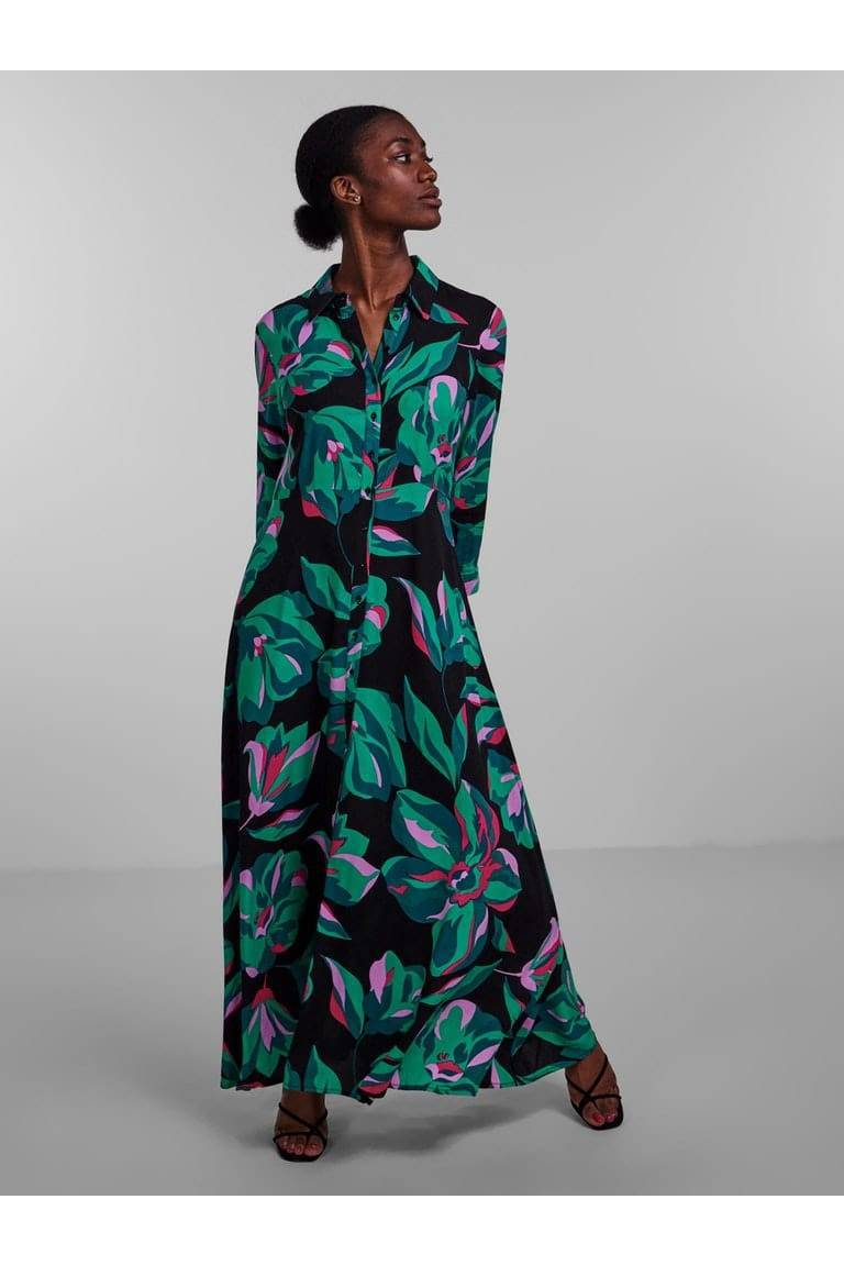 Yassavanna Long Shirt Dress Noos (verschillende prints)- koop Jurken van Y.A.S. bij Tweemeisjes