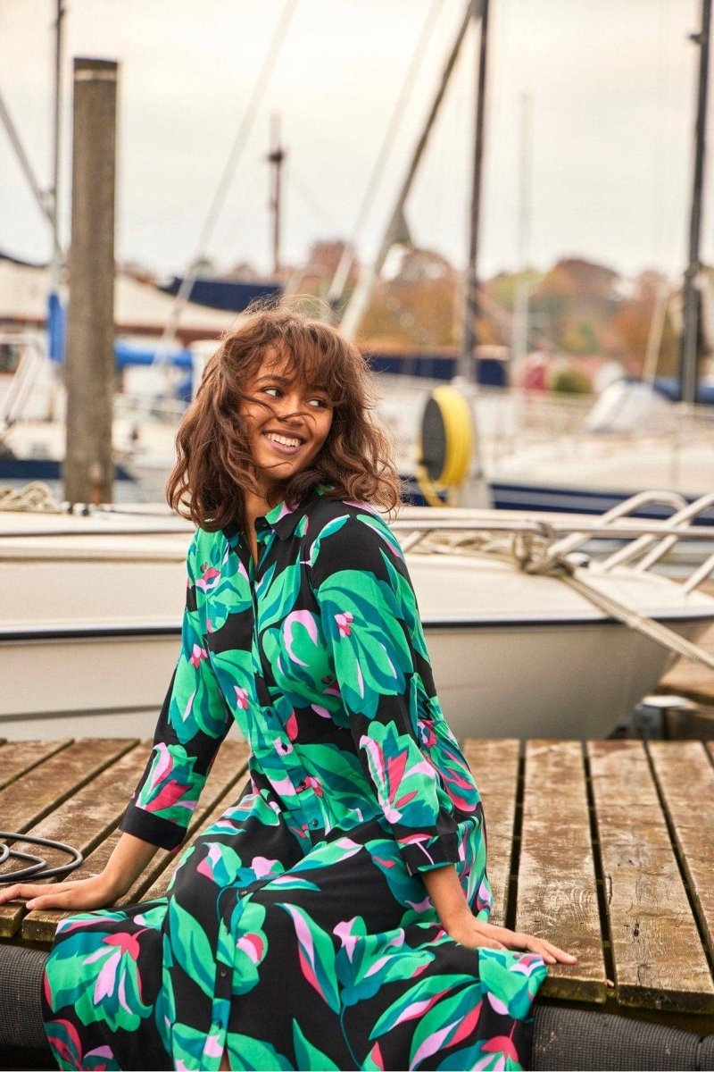 Yassavanna Long Shirt Dress Noos (verschillende prints)- koop Jurken van Y.A.S. bij Tweemeisjes