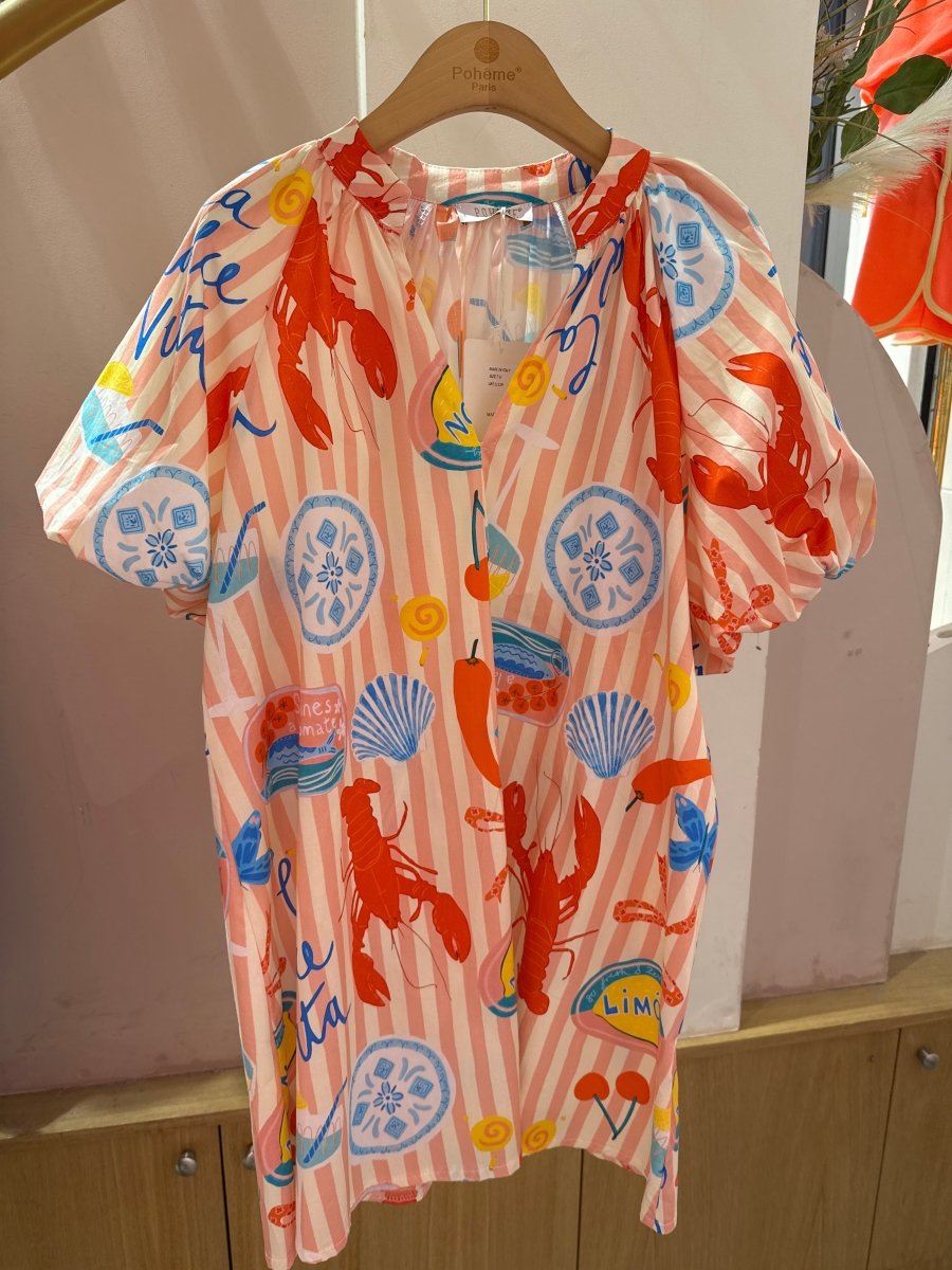 11129 Louisa Robe van Pohème – Jurken voor dames | Meisjes Brugge