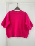 fushia One Size Pulls - Short sleeve knit van Meisjes Brugge