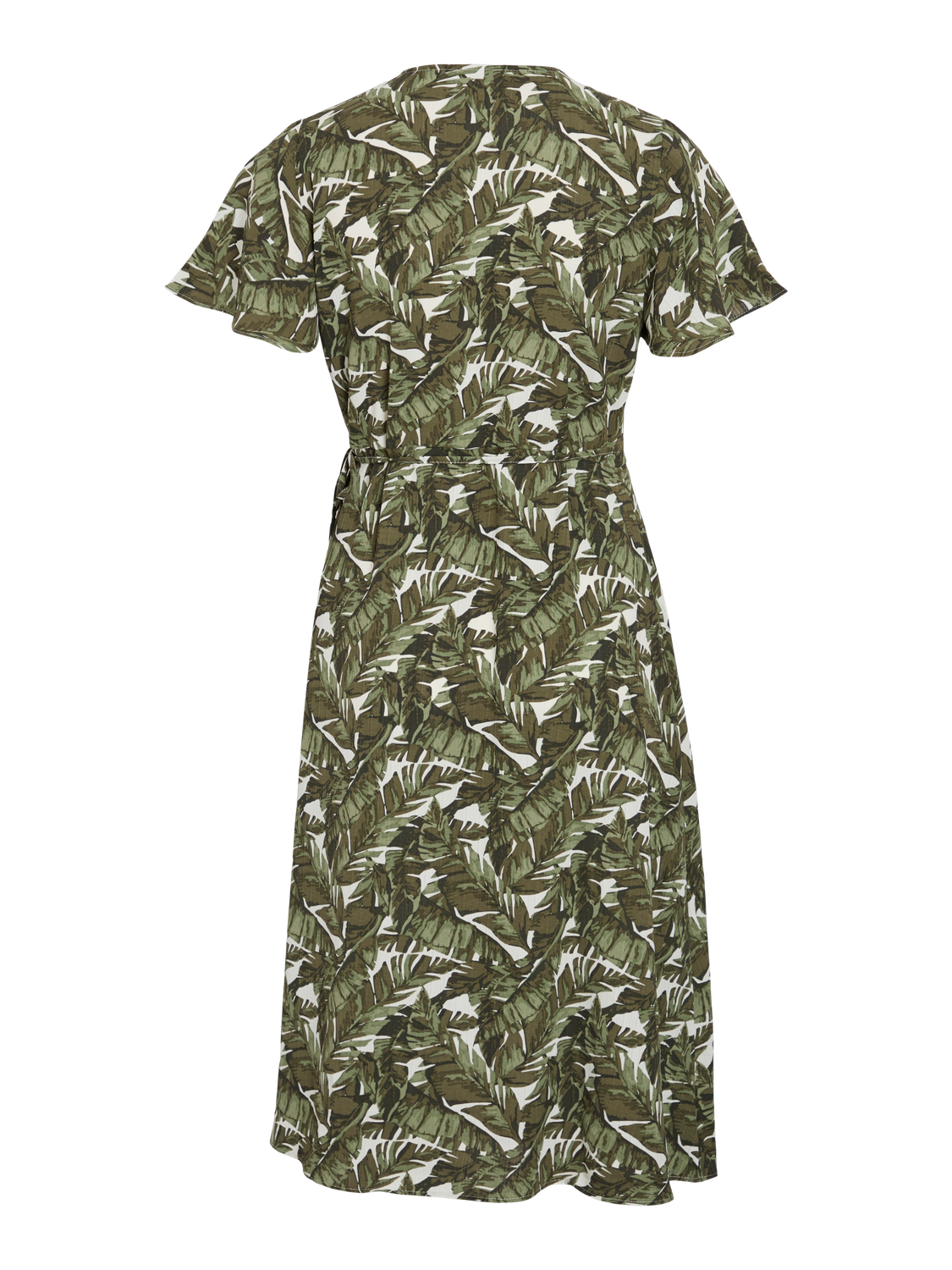 Jurken - 30% Vilovie S/S Wrap Midi Dress - Noos van Vila