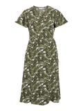 Jurken - 30% Vilovie S/S Wrap Midi Dress - Noos van Vila