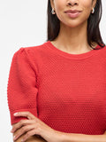 Knitwear - 30% Vidalo O-Neck S/S Knit Top - Noos van Vila
