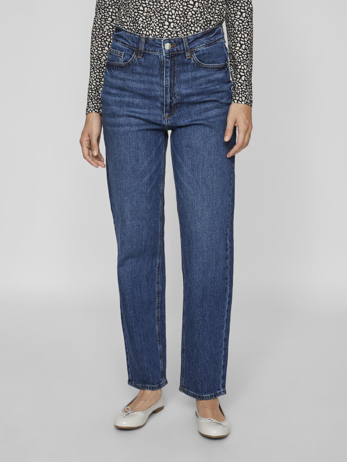 Jeans - 40% Vikelly Jaf Hw Straight Jeans Noos van Vila