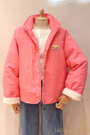 Reversible teddy coat