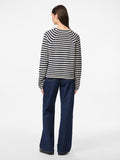 Pulls - 30% Pcmalou Ls O-Neck Stripe Cardigan van Pieces