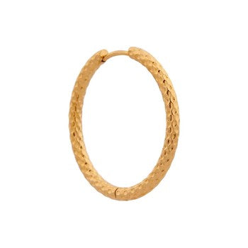 Hilly big hoop gold K.SH.286.1 Juwelen - Label Kiki oorbel 19.95 (per stuk) van Label Kiki