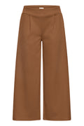 Brown Patina Broeken - Ihkate Sus Wide Pants Cropped - SS25 van Ichi